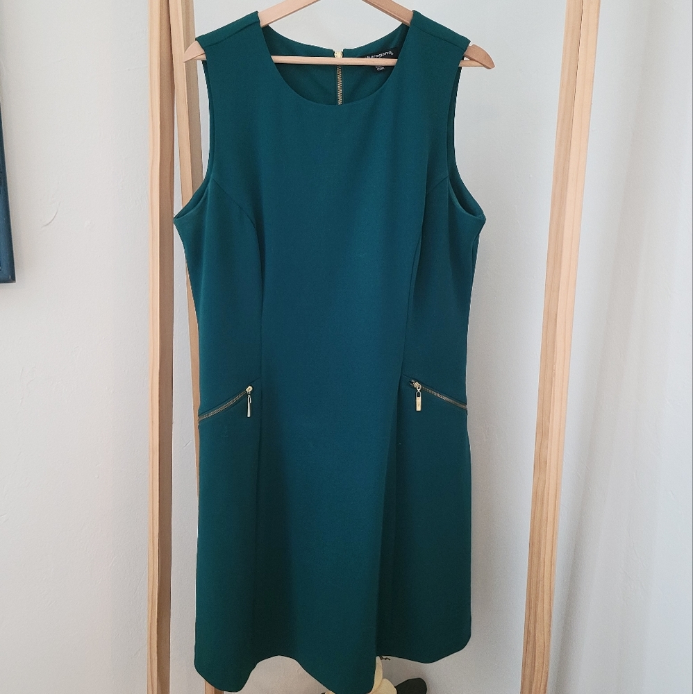 Green A Line Dress